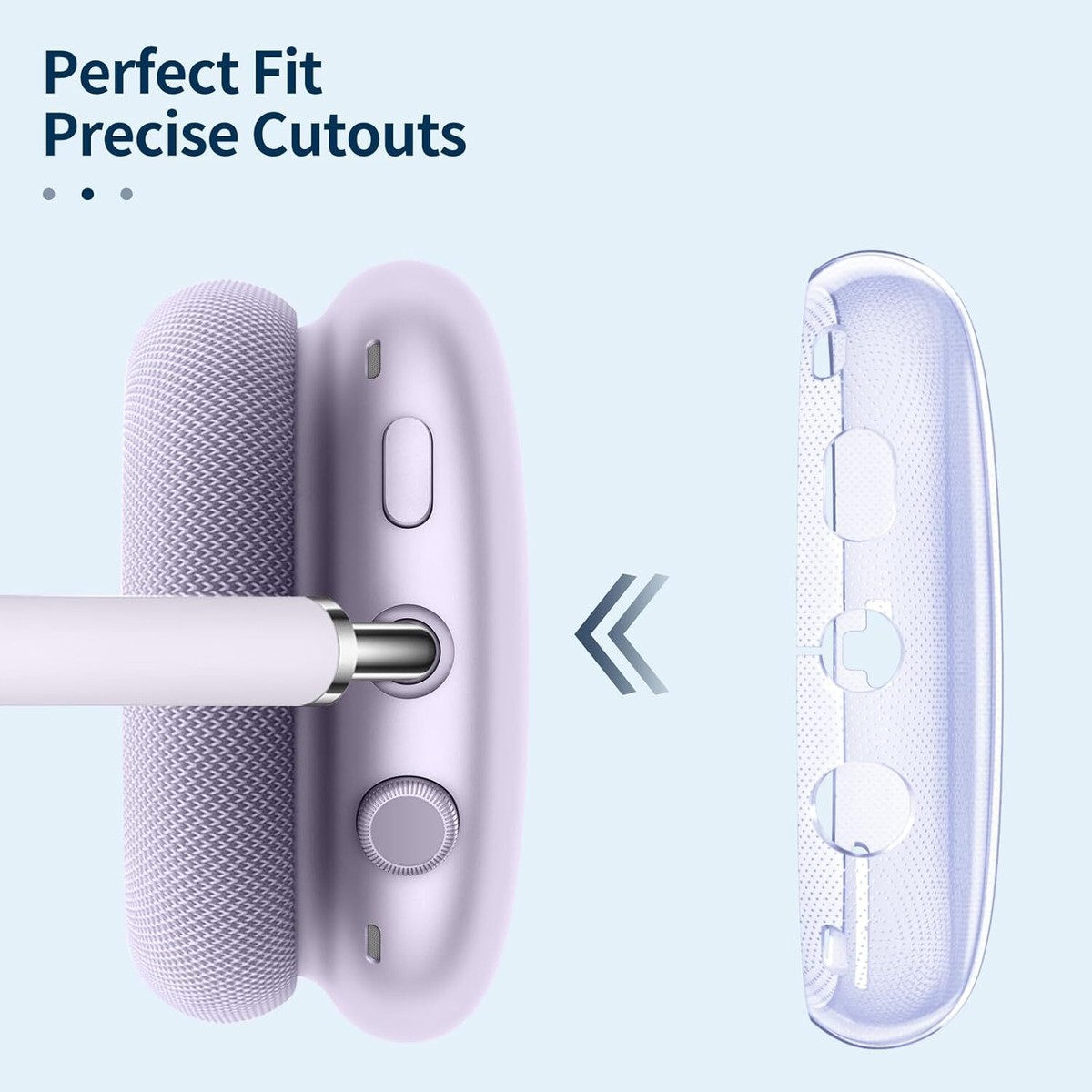 Case Cover for AirPods Max Headphones (2024/2020) Soft TPU Case Cover for AirPods Max Headphones (2024/2020) Soft TPU