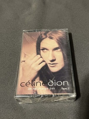 Celine Dion: On Ne Change Pas ULTRA RARE SEALED French Cassette Tape 2 Pop New