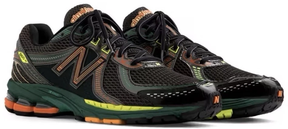 Aimé Leon Dore x New Balance 860v2 Black Green Orange for Sale