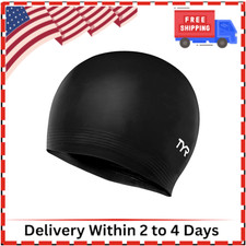 Latex Adult Swim Cap for Women and Men - Training and Recreational Swimming Hat