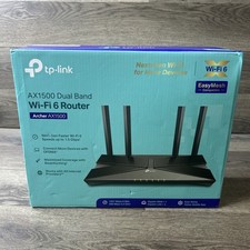 TP-LINK Archer AX1500 1.5 Gbps Wi-Fi 6 Dual-Band Wireless Router