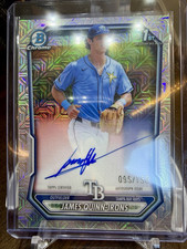 2026 Bowman Chrome James Quinn-Irons Rays CPA-JQU Mega Box Mojo Auto /150
