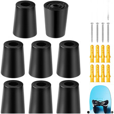 Set Accessori Espositore Verticale Sci Montaggio a Parete Appendiabiti Verticale PP Costruzione