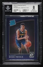 2018 Panini Donruss Optic Rated Rookie Purple Prizm Michael Porter Jr BGS 8 a8m