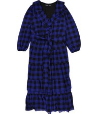 Ralph Lauren Womens Belted Midi Dress