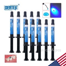10x Dentex Dental Temp Flow Light Curing Temporary Filling Composite Material