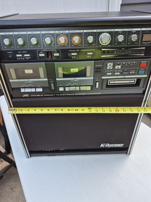 Huge JVC K-99K Karaoke Mach. Original w/handles, 8track player