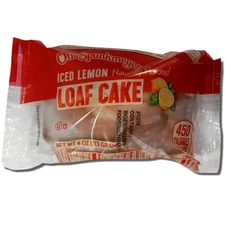 Otis Spunkmeyer Iced Lemon Loaf Cake 4 Oz | Pack of 12