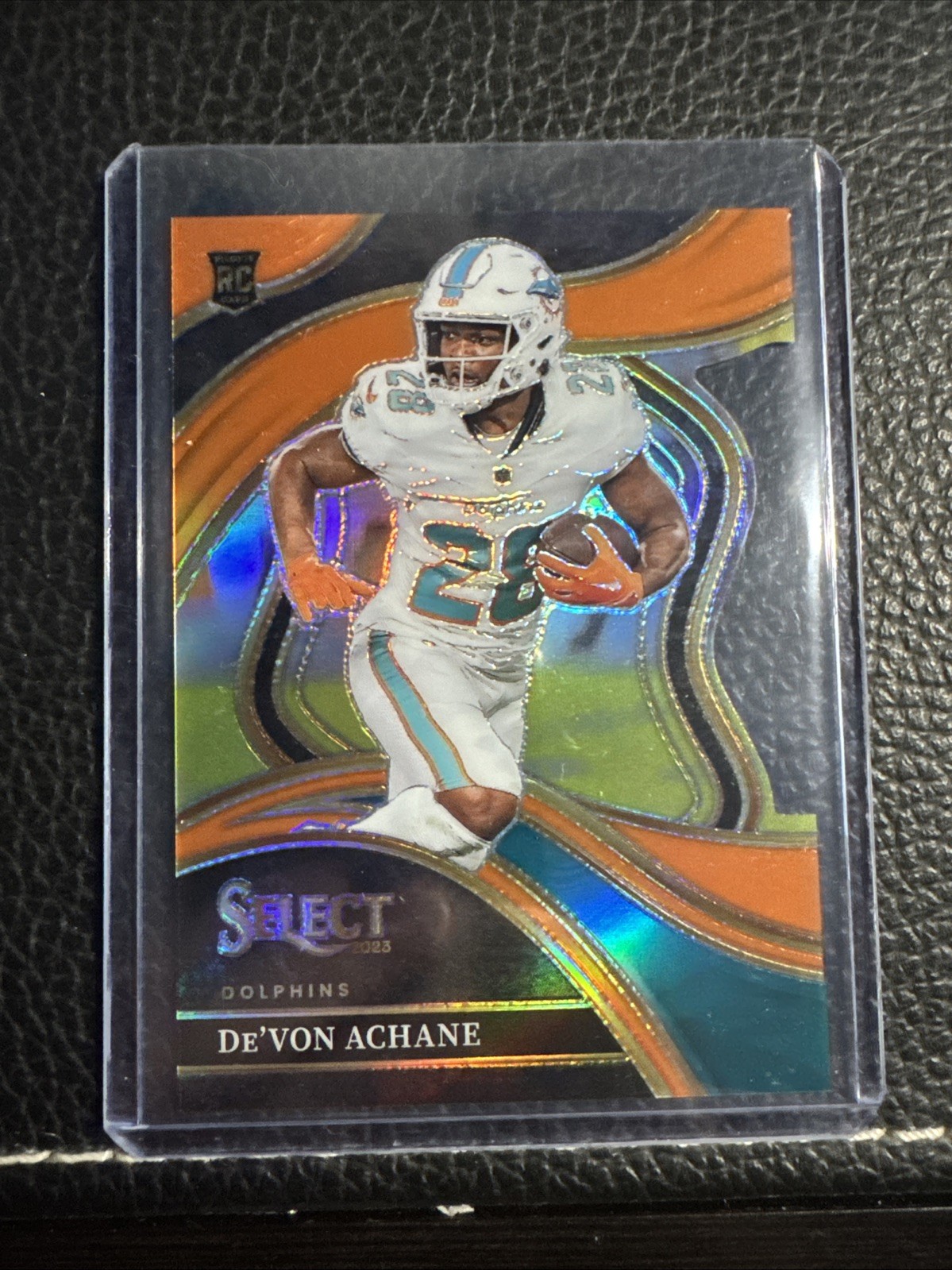 2023 Select DEVON ACHANE Club Level Die-Cut ORANGE RC DOLPHINS SP #/399