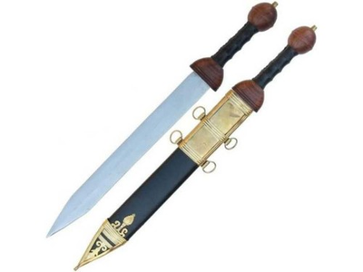 #ad 31.5quot; Overall Medieval Warrior Brand Roman Sword With Carrying Case $69.99
