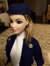 Airlines  airways flight attendant cabin crew air hostess Stewardess Barbie doll