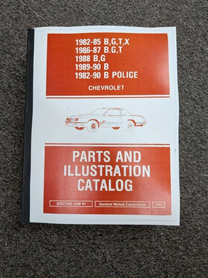 #ad #ad 1982 1985 Chevrolet Citation Parts Catalog Manual 1983 1984 $124.66