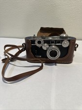 VTG ARGUS C3 35mm Range Finder Film Camera W/ Leather case