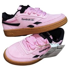 Reebok Club C Revenge Pink Sneakers Kids 3.5   New With Tags no box 
