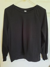Women's Size Small Black Sweatshirt Pre-owned Good Condition