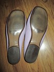 Womens Liz Claiborne First Issue lilac leather Colt Mules Shoes flats sz 6 M  ** — photo 5