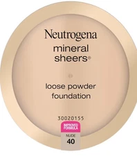 Neutrogena Mineral Sheers Loose Powder Foundation 0.19 oz Sealed 40 - Nude