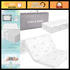 Portable Crib Mattress 38"x26"x1.5" - Pack and Play Mattress for Travel  Comfor