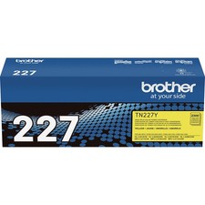 Brother Genuine TN227Y High Yield Yellow Toner Cartridge