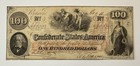 1861 $100 Confederate States of America Note T41