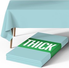 Rectangle Table Cloth 60" x 84" Durable Polyester Tablecloth Offers Reusable