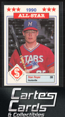Stan Royer 1990 Jennings Southern League All-Stars #8 Huntsville Stars