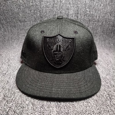 New Era NFL Las Vegas Raiders Tonal Dark Gray Snapback Hat Cap Flat Brim