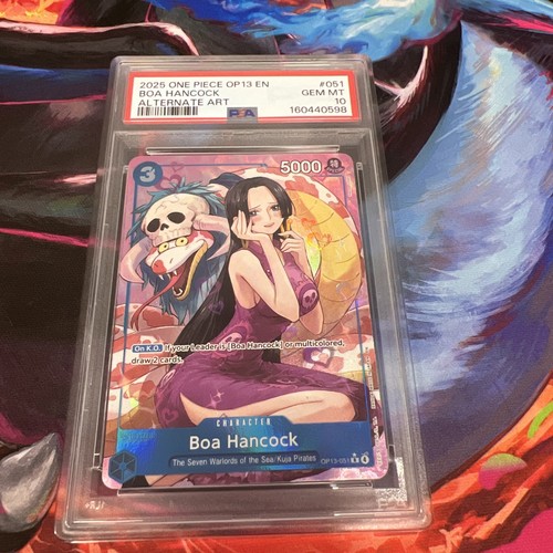 Boa Hancock (Alternate Art) graded PSA 10 for sale on eBay