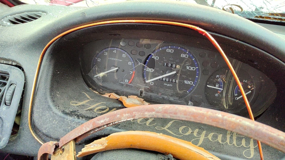 Cuadro velocímetro Civic Hx 96-00 cupé instrumentos indicadores panel tablero Vtec-e Mt Foto 2 de 3