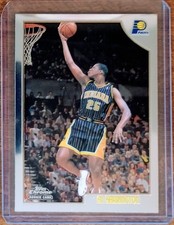 Al Harrington 1998-99 Topps Chrome #133 Rookie Card RC Indiana Pacers. rookie card picture