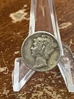 1940 Mercury Silver Dime,  Average Circulated  STOCK PHOTO
