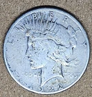 1922 US Silver PEACE DOLLAR United States L17
