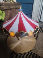 big top Hallmark carousel merry go round lights