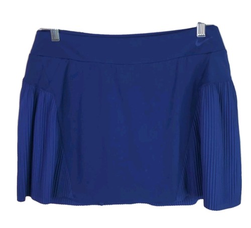 Gonna da golf Nike Dri Fit 15" AV3636-492 blu pantaloncino grande tennis pull on - Foto 2 di 11