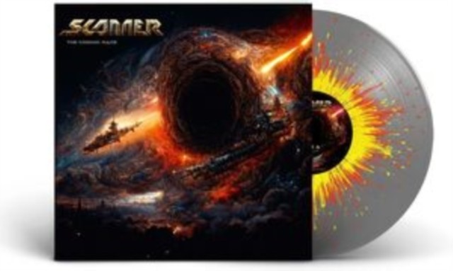 Cosmic Race (silver/red/yellow Splatter ) by Scanner (Vinyl 2024) - Image 2