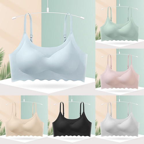 Ice Silk Lingerie Open Back Bra Back Closure For Spring, Summer, Autumn, Winter - Picture 4 of 17