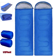 1/2x Sleeping Bag Thick Adult Cold Weather For Big & Tall Waterproof Winter Bags