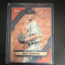 Topps On Demand 3D Matt Manning RCM-12 Rookie Motion Detroit Tigers Baseball Ca…