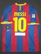 New 2010-2011 Nike Authentic Barcelona Lionel Messi Jersey Shirt Kit Argentina