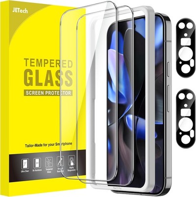 2-Pack Screen Protector for Google Pixel 9 Pro with Camera Lens Protector