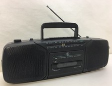 Retro GE Boom Box AM/FM Cassette Recorder Tape Deck Ghetto Blaster Tested