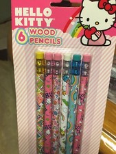 2011 Hello Kitty 6 Wood Pencils