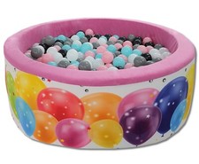 Ballpool Kugelbad Bällchenbad Bällchenpool 200 Bällen Ballons 90x30cm