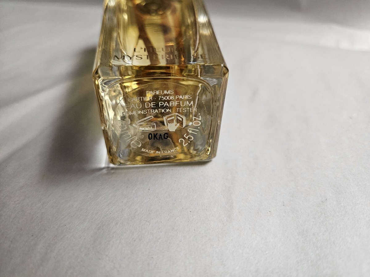Rare Cartier L'heure Promise 2.5 oz/75 ml without box Tester for