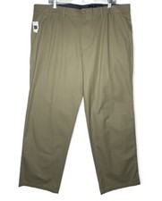 Gap Mens Relaxed Fit Pants Flat Size 38x30 Front Straight Leg Khaki NWT