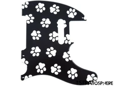 *NEW Telecaster PICKGUARD for Fender USA Vintage Tele 5 Hole Paws Print
