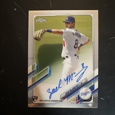 2021 Topps Chrome Zach McKinstry  Auto No.RA-ZM