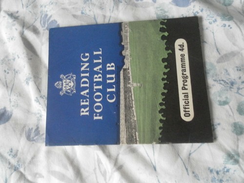 1958/9 DIV 3 READING V NORWICH CITY 4
