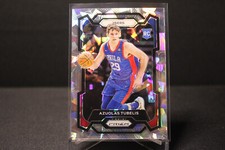 2023-24 Panini Prizm AZUOLAS TUBELIS RC CRACKED ICE #283 Philadelphia 76ers