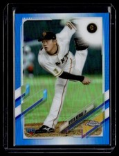 2021 Topps Chrome Blue Refractor Nippon Ryuta Heinai RC 019/150 #186